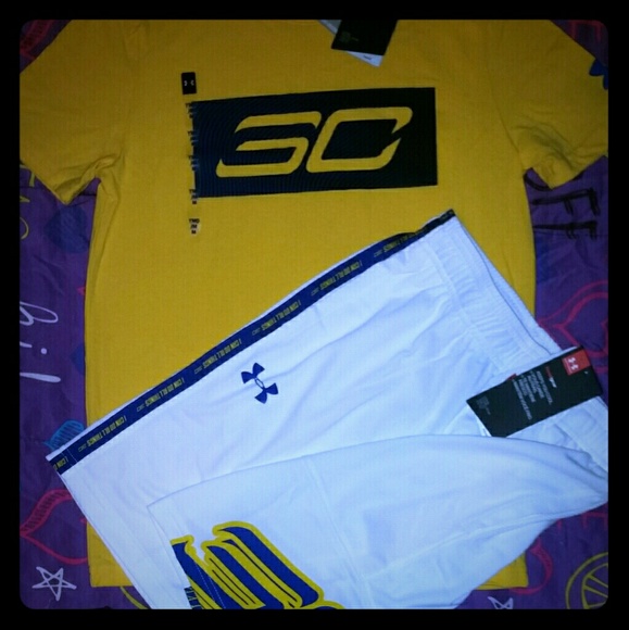 Under Armour Other - NEW BOYS MEDIUM STEPHEN CURRY OUTFIT